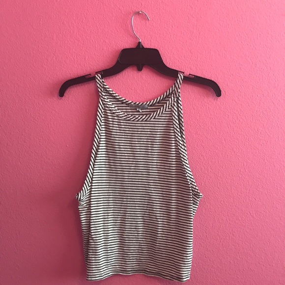 Charlotte Russe Tops - Charlotte Russe black and white striped tank